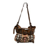Burberry House Check Canvas and Calfskin Bromley Satchel Secondhand