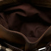 Burberry House Check Canvas and Calfskin Bromley Satchel Secondhand