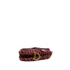 Dior Oblique Embroidered Velvet Saddle Bag Secondhand