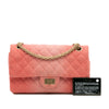 Chanel Reissue 2.55 Quilted Denim Ombre Double Flap 225 Secondhand