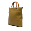 Gucci Tall Leather Bamboo Shopper Tote Secondhand