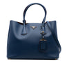 Prada Medium Saffiano Cuir Double Satchel Secondhand
