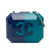 Chanel CC Ombre Acrylic Clutch on Chain Secondhand