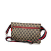 Gucci GG Canvas Web Double Pocket Belt Bag Secondhand