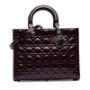 Dior Large Patent Cannage Lady Dior Secondhand
