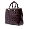 Dior Large Patent Cannage Lady Dior Secondhand