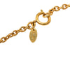 Chanel CC Gold Plated Round Pendant Necklace Secondhand
