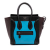Celine Micro Tricolor Leather Luggage Tote Secondhand