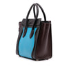 Celine Micro Tricolor Leather Luggage Tote Secondhand