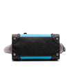 Celine Micro Tricolor Leather Luggage Tote Secondhand
