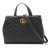 Gucci Medium GG Marmont Matelasse Calfskin Satchel Secondhand