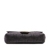 Fendi Zucca Embossed Leather Baguette Satchel Secondhand