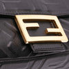 Fendi Zucca Embossed Leather Baguette Satchel Secondhand