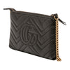 Secondhand Gucci Mini GG Marmont Matelasse Leather Wallet On Chain