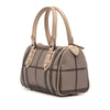 Burberry Smoke Check Coated Canvas Chester Boston Bag Secondhand