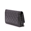 Chanel Quilted Shiny Aged Calfskin Boy Wallet On Chain Secondhand