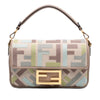 Fendi Mini Zucca Embroidered Canvas Baguette Satchel Secondhand