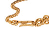 Chanel CC Gold Plated Resin Camellia Round Pendant Necklace Secondhand