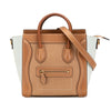 Celine Nano Tricolor Leather Luggage Tote Secondhand