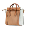 Celine Nano Tricolor Leather Luggage Tote Secondhand