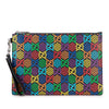 Secondhand Gucci GG Supreme Psychedelic Zip Clutch