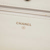 Chanel CC Crinkled Chevron Calfskin Wallet On Chain Secondhand