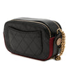 Chanel Stitched Calfskin and Grosgrain Button Up Double Zip Camera Bag Secondhand