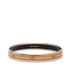 Hermès Narrow Enamel Intertwined Rope Bangle 62 Secondhand