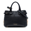 Burberry Small Derby Calfskin and House Check Banner Satchel Secondhand