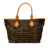 Fendi Zebra Print Canvas Tote Secondhand