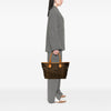 Fendi Zebra Print Canvas Tote Secondhand