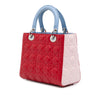 Dior Medium Tricolor Lambskin Cannage Lady Dior Secondhand