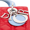 Dior Medium Tricolor Lambskin Cannage Lady Dior Secondhand