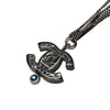 Chanel Ruthenium Resin Faux Pearl and Crystal Double Chain Necklace Secondhand