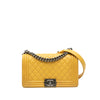 Secondhand Chanel Old Medium Quilted Calfskin Boy Flap