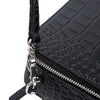 Balenciaga Croc Embossed Leather Wristlet Clutch Secondhand