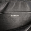 Balenciaga Croc Embossed Leather Wristlet Clutch Secondhand