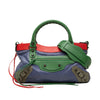 Balenciaga Multicolor Lambskin Motocross Classic First Satchel Secondhand