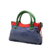 Balenciaga Multicolor Lambskin Motocross Classic First Satchel Secondhand