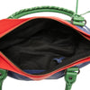 Balenciaga Multicolor Lambskin Motocross Classic First Satchel Secondhand