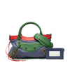 Balenciaga Multicolor Lambskin Motocross Classic First Satchel Secondhand