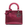 Dior Medium Metallic Patent Microcannage Lady Dior Secondhand