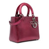 Dior Medium Metallic Patent Microcannage Lady Dior Secondhand