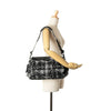 Secondhand Chanel Tweed Camellia Shoulder Bag