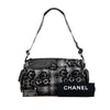 Secondhand Chanel Tweed Camellia Shoulder Bag