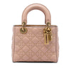Dior Small Lambskin Cannage Studded Supple Lady Dior Secondhand