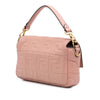 Secondhand Fendi Zucca Embossed Leather Baguette Satchel