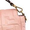 Fendi Zucca Embossed Leather Baguette Satchel Secondhand