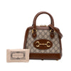 Gucci Mini GG Supreme Horsebit 1955 Top Handle Bag Secondhand