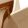 Secondhand Celine Small Canvas Logo Print Horizontal Cabas Tote